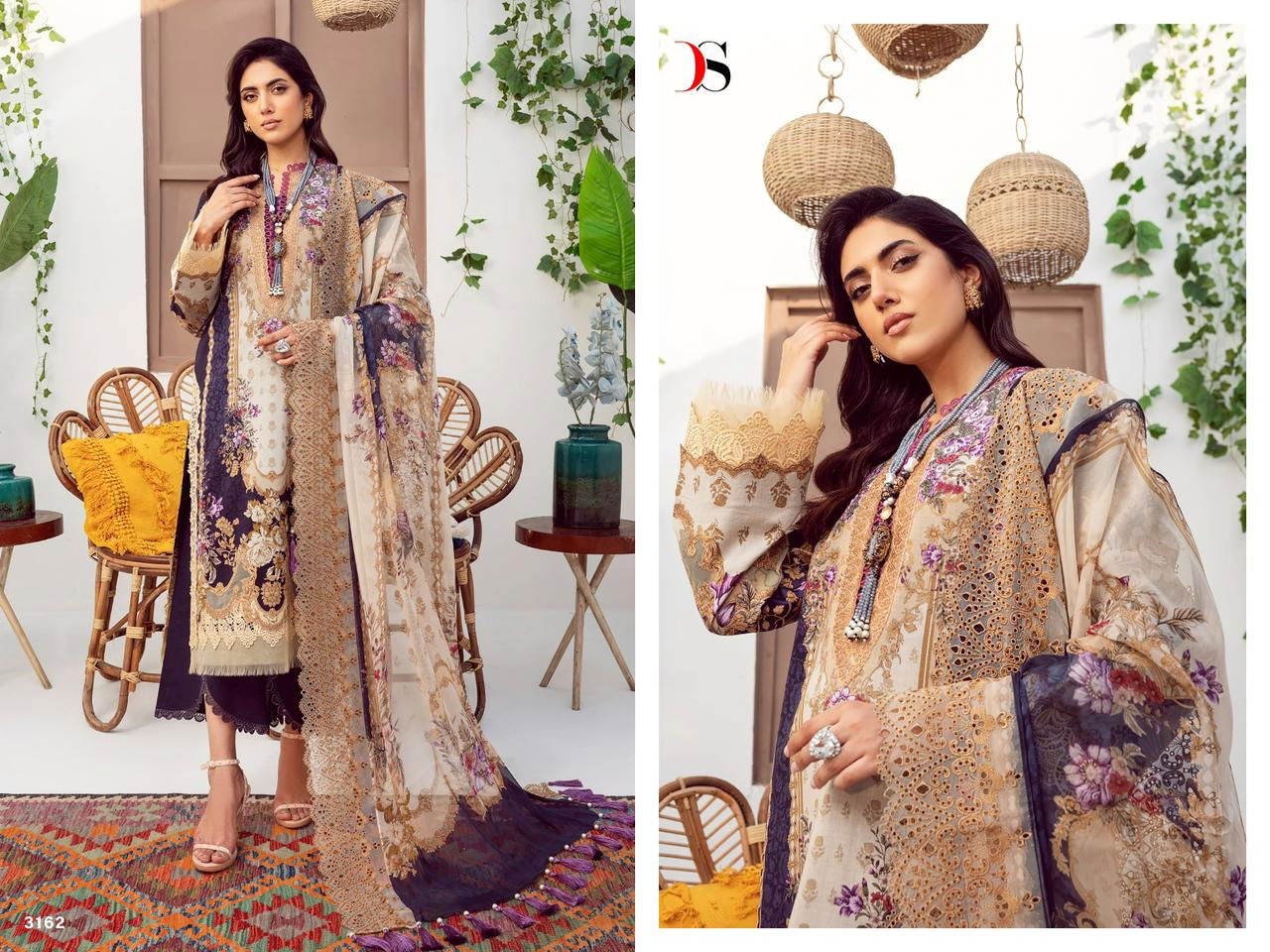 Jade Needle Wonder Remix By Deepsy Pakistani Suits Catalog
